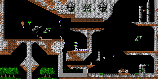 Overview: Lemmings 2: The Tribes, Amiga, Medieval, 10 - JUST JOUSTING AROUND